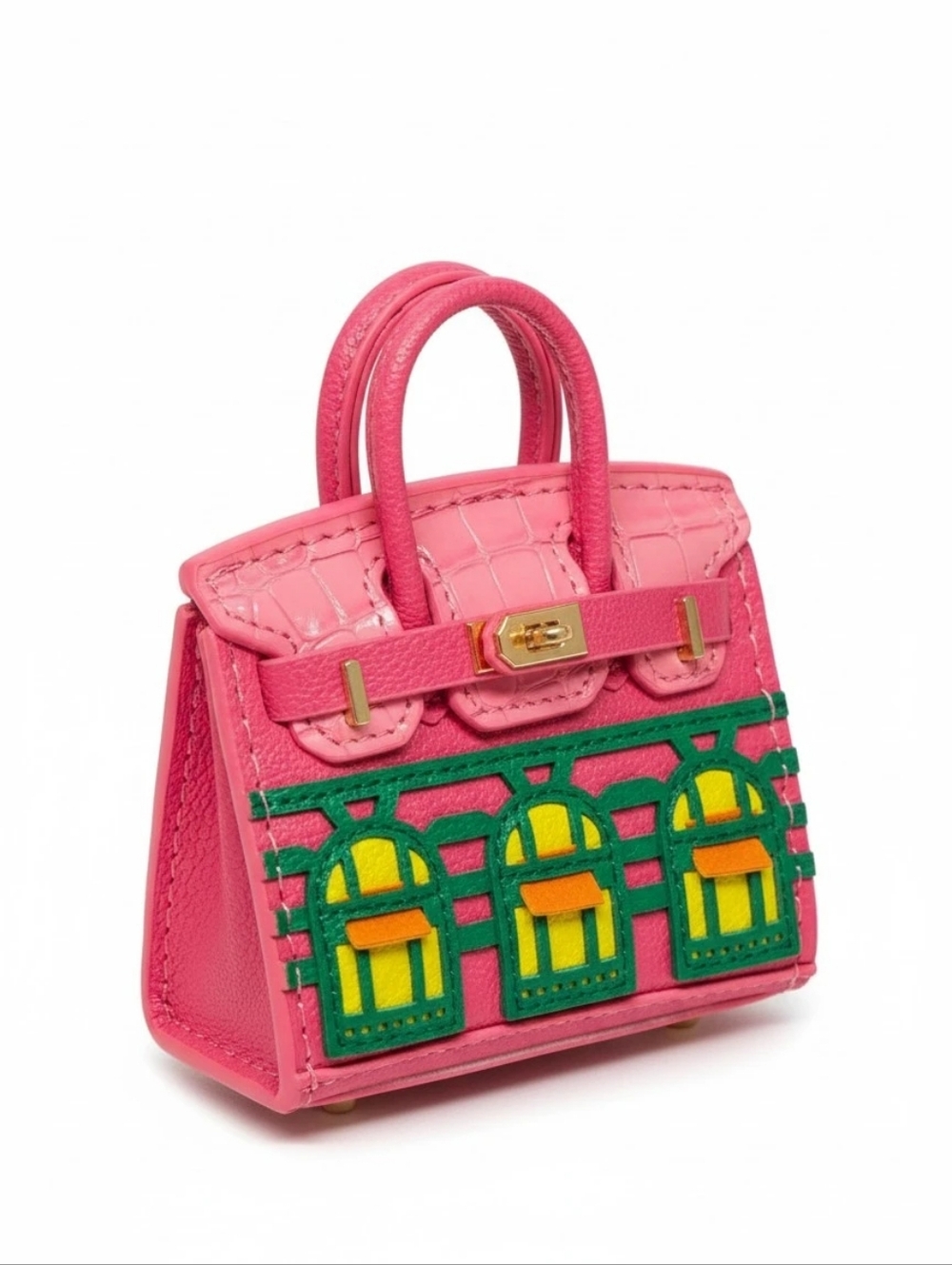Bag Charm or Air Pods Case - Dark Pink